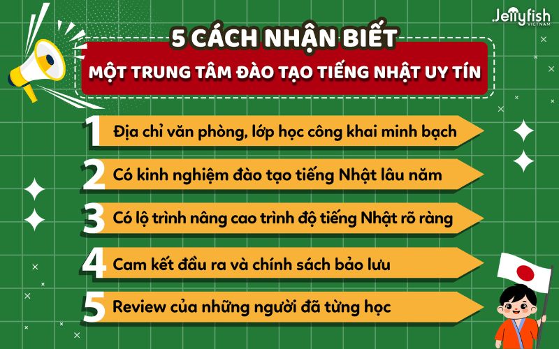 5 cách nhận biết 1 trung tâm đào tạo tiếng Nhật uy tín